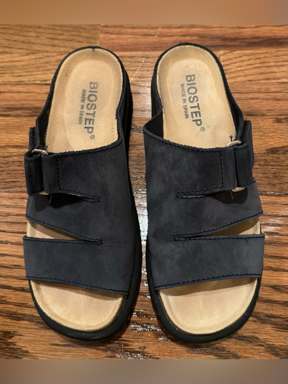 Women’s Biostep Navy Blue Sandals - Size 6
